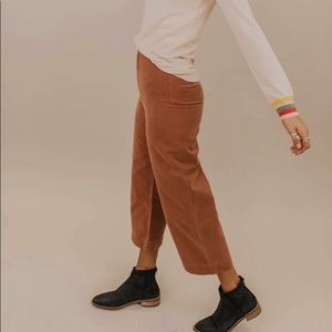 Free people wide legged pant